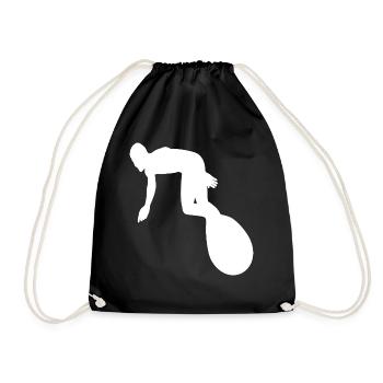 Surfeurs surfeurs surf surfeurs surfeurs - Sac de sport léger - noir - Devant