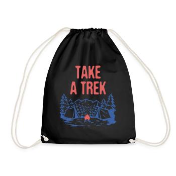Faites un trek Randonnée Randonnée montagne Sommet Camping - Sac de sport léger - noir - Devant