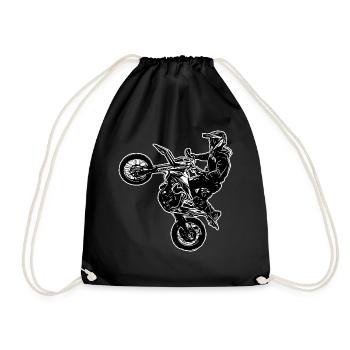 Supermoto / Supermotard / Supermoto Wheelie Biker - Sac de sport léger - noir - Devant
