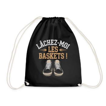 Lâchez-moi les baskets - Sac de sport léger - noir - Devant