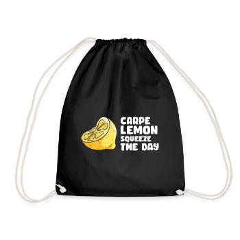 Lemonade Zitrone Limonade Limonaden Stand Design - Turnbeutel - Schwarz - Vorne
