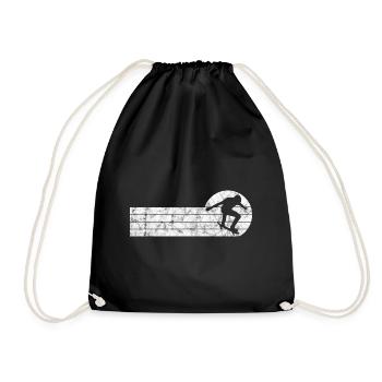 Skateboarder Skateboard Skater Skate Skateing - Sac de sport léger - noir - Devant