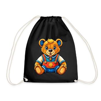 Mignon nounours - Sac de sport léger - noir - Devant