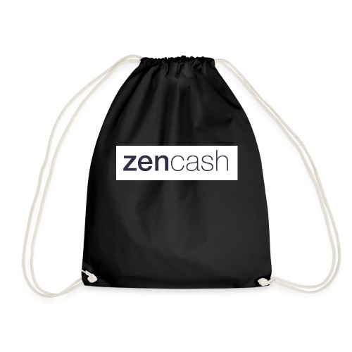 ZenCash CMYK_Horiz - Full - Drawstring Bag