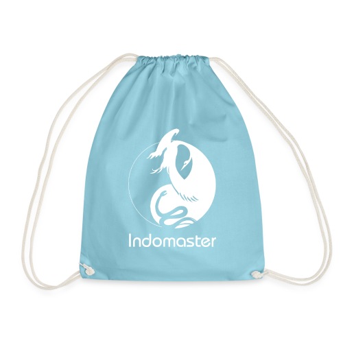 indomaster logo white - Drawstring Bag