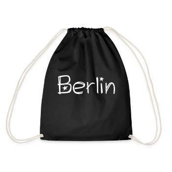 berlin - Turnbeutel - Schwarz - Hinten