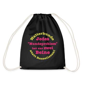 503 Holder customer instead rattlists - Drawstring Bag - black - Back