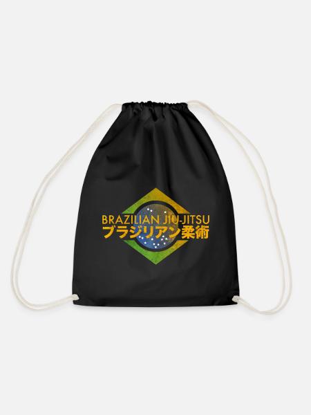 Brazilian Jiu-Jitsu Farben Brasilien - Turnbeutel - Schwarz