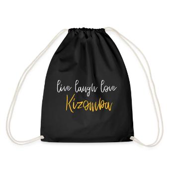 live laugh love Kizomba - Danse Chemise - Sac de sport léger - noir - Dos