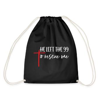 Il a quitté le 99 pour me sauver - Sac de sport léger - noir - Dos
