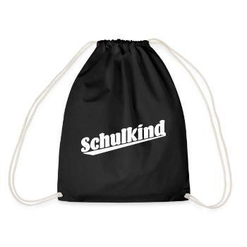 Schulkind - Turnbeutel - Schwarz - Hinten