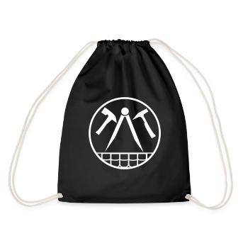 Roofers/Carpenters - Drawstring Bag - black - Back