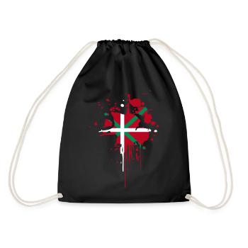 Drapeau Basque Tâche - Sac de sport léger - noir - Dos
