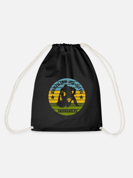 Brazilian Jiu-Jitsu Vintage - Turnbeutel - Schwarz