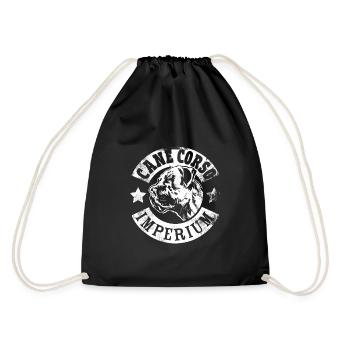Cane Corso - Drawstring Bag - black - Back