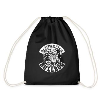 Vieux bouledogue anglais - Sac de sport léger - noir - Dos