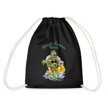 vahinedulagoon - Drawstring Bag - black - Back