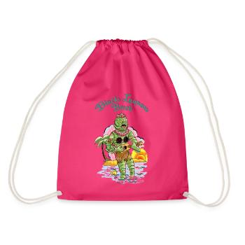 vahinedulagoon - Drawstring Bag - fuchsia - Back