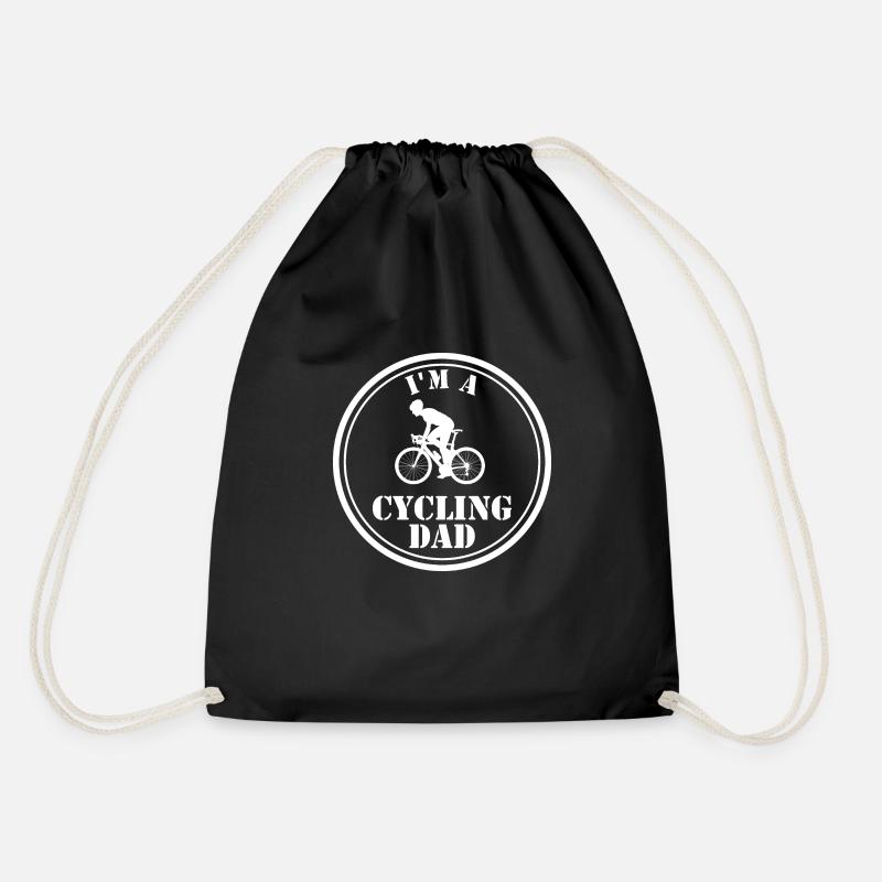 Cycling Dad Radfahren - Turnbeutel - Schwarz