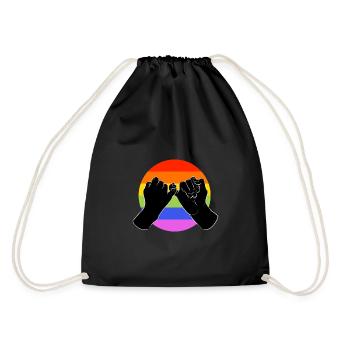 Gay Pride - Sac de sport léger - noir - Dos