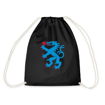 ingolstadt panther klein - Turnbeutel - Schwarz - Hinten