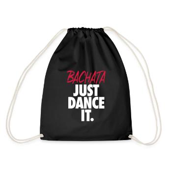 Bachata - Just Dance It. - Turnbeutel - Schwarz - Hinten