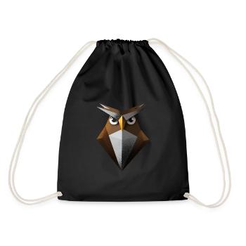 hibou - Sac de sport léger - noir - Dos