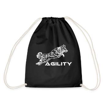 427 Agilité australienne de berger - Sac de sport léger - noir - Dos