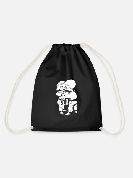 Logo pour enfants de judo - Sac de sport léger - noir