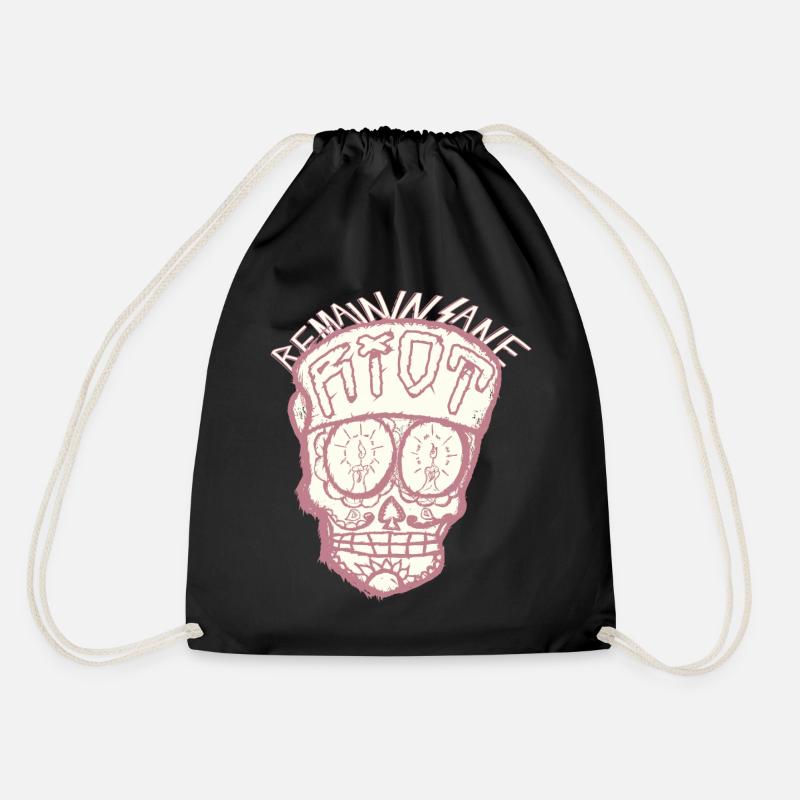 SugarSkull - Turnbeutel - Schwarz