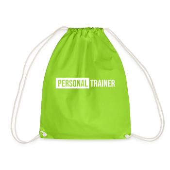 couleur bleu entraîneur personnel - Sac de sport léger - vert néon - Devant
