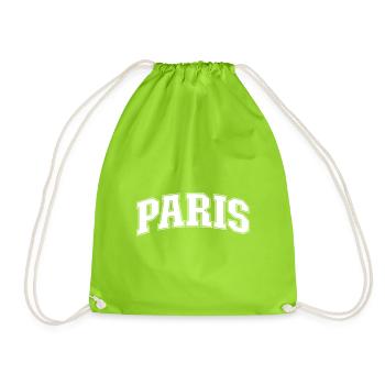 paris - Sac de sport léger - vert néon - Devant