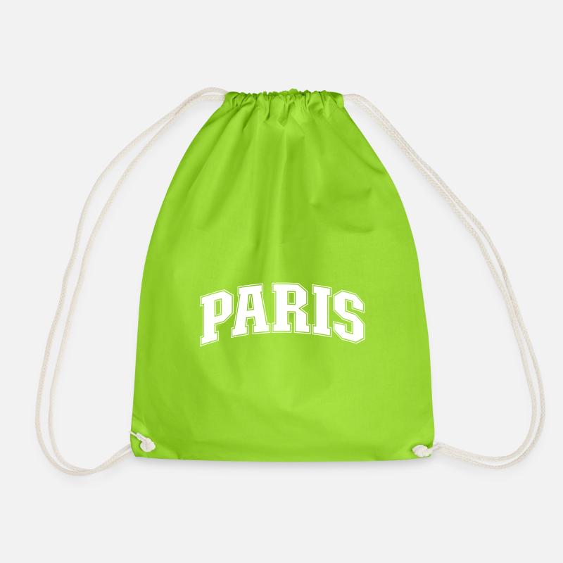 paris - Turnbeutel - Neongrün