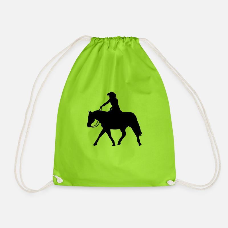 Ranch Riding Extended Trot - Turnbeutel - Neongrün