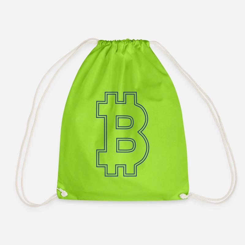 Bitcoin bitcoin BITCOIN Bitcoin - Turnbeutel - Neongrün