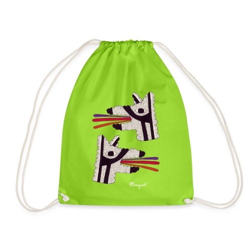 Three-Tongued Dogs - Drawstring Bag