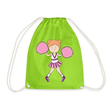dancer - Drawstring Bag - neon green - Front