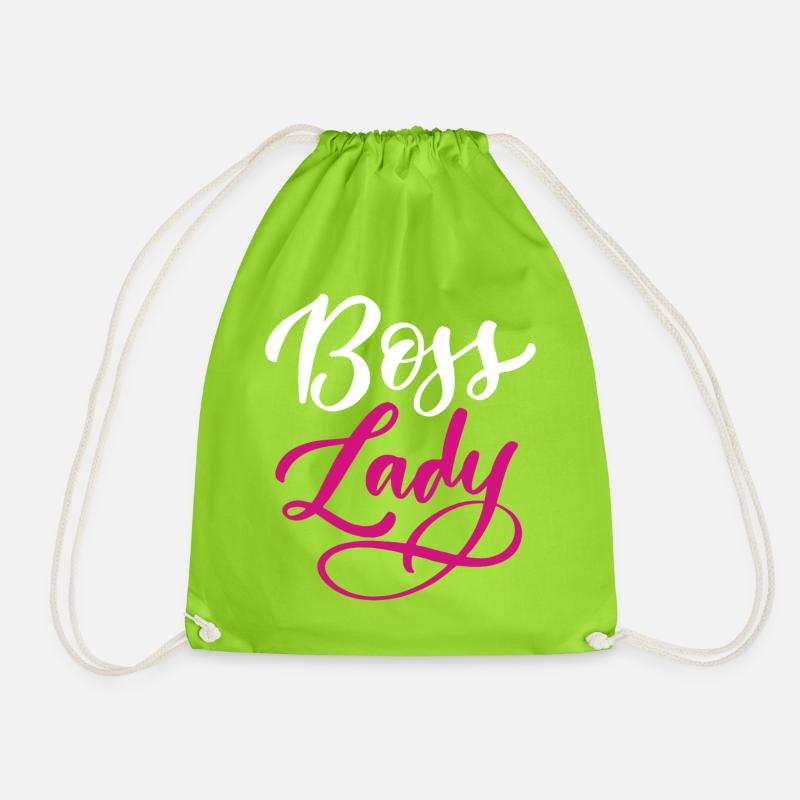 Lady Bos-s - Turnbeutel - Neongrün