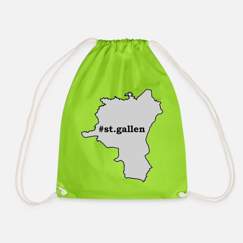 SG St. Gallen - Turnbeutel - Neongrün
