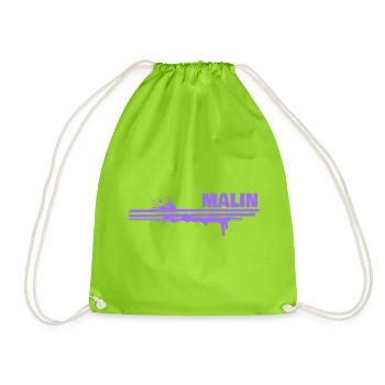 Cadeau pour Malin - Sac de sport léger - vert néon - Devant