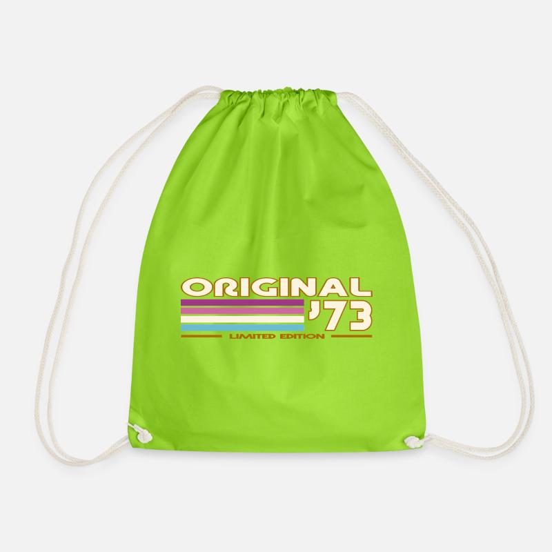 Original 73 Retro 70s - Drawstring Bag - neon green