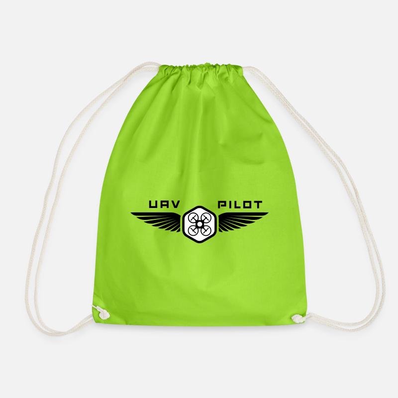 UAV PILOT1 - Turnbeutel - Neongrün
