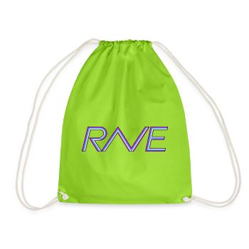 Rave-Ligatur - Turnbeutel - Neongrün - Vorne
