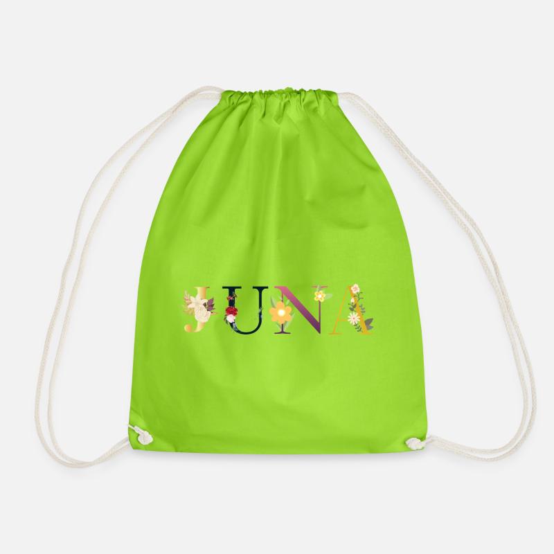 Juna - Turnbeutel - Neongrün