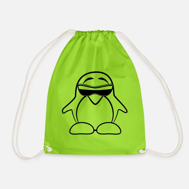 pinguin cool sonnenbrille 1c - Turnbeutel - Neongrün