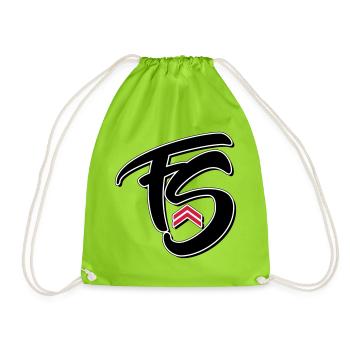 Fresh Style - Drawstring Bag - neon green - Front