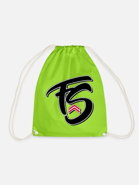 Fresh Style - Drawstring Bag - neon green