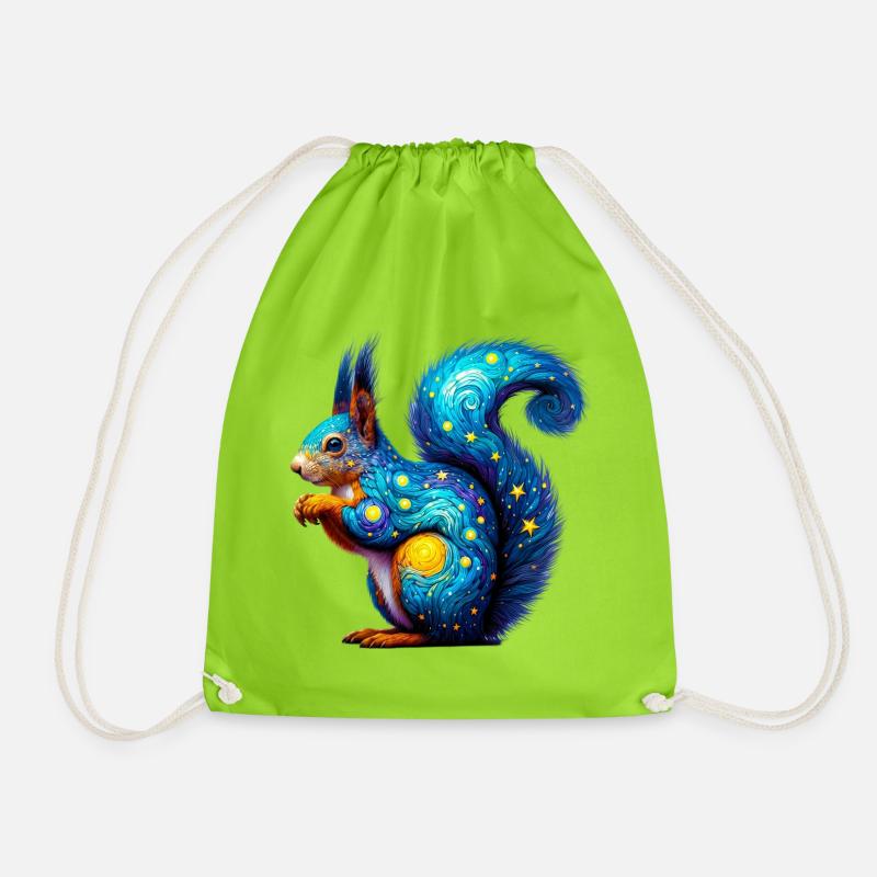 Écureuil - Sac de sport léger - vert néon