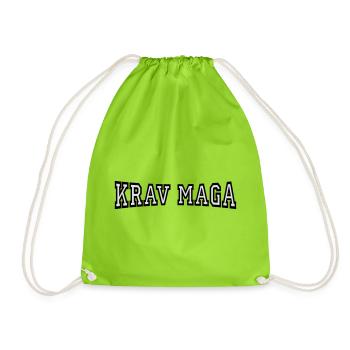 Krav Maga - Turnbeutel - Neongrün - Vorne