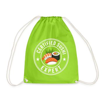 Sushi Expert Sushi Japonais Cadeau - Sac de sport léger - vert néon - Devant